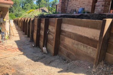 sleeper retaining wall 2